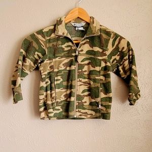 Columbia Fleece Zippered Pocket Jacket